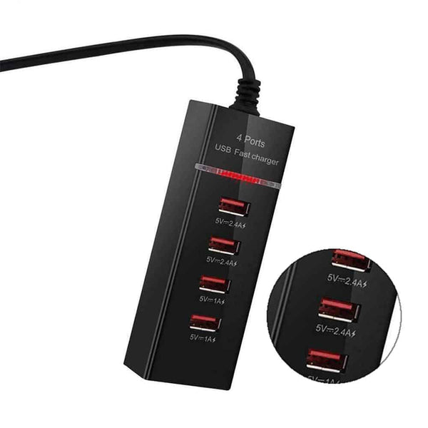 Perfect Dealz Multi 4 Ports USB Travel Mobile Phone Charge