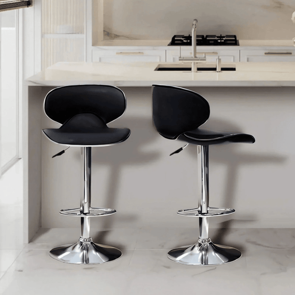 Adjustable Bar Chair with Footrest image 0