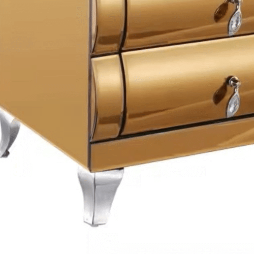 Perfect Dealz Glamour Gold Mirrored Pedestal