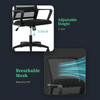 Mesh Ergo Office Chair features adjustable height and breathable mesh design for ultimate comfort and cooling during long hours.