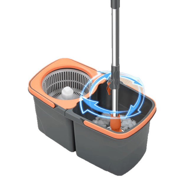 360� Rotating Microfibre Magic Spin Mop & Bucket image 3