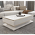 Chic Centre Coffee Table in a modern living room, showcasing its sleek design and functionality.