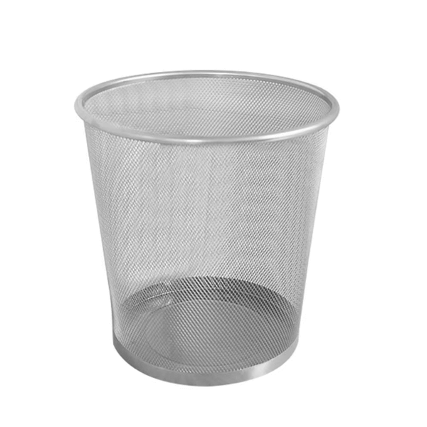 Round Mesh Metal Waste Bin image 1