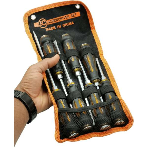 Perfect Dealz 7 Piece Durable Multi-Size Screwdriver Set