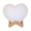 3D Heart Moon Lamp 20CM image 1