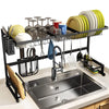 Kitchen Over The Sink Dish Drying Rack 85cm image 0