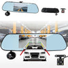 Rearview Mirror Dual Channel DVR Camera Recorder Dash Cam image 0
