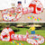 3 in 1 Kids Activity Play Tent With Tunnel image 0