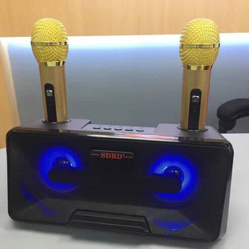 Perfect Dealz Wireless Live Dual Microphones with Bluetooth Speaker