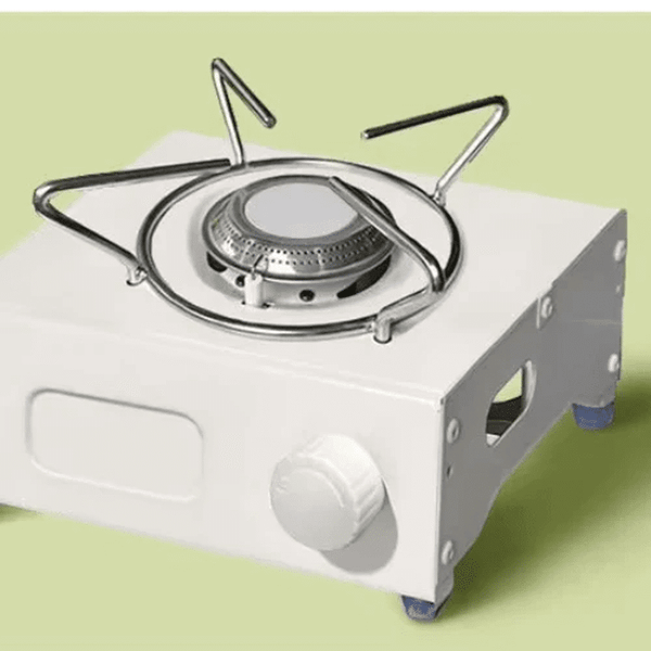 Compact Outdoor Gas Camping Stove for reliable outdoor cooking and meal preparation anywhere.