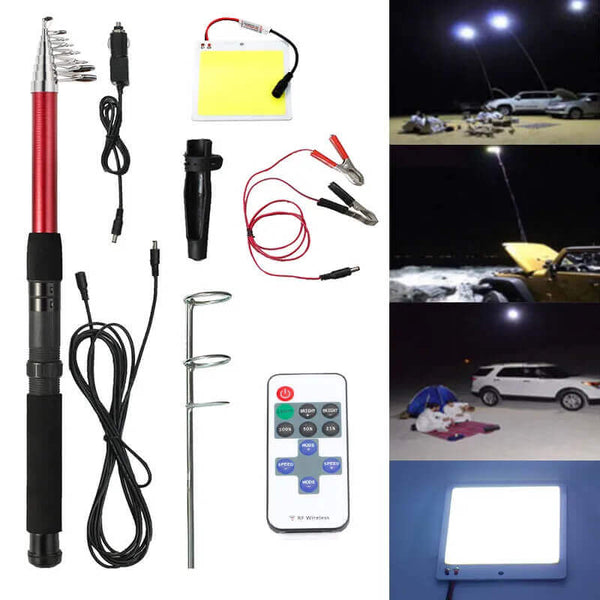 Perfect Dealz Telescopic COB Rod LED Outdoor Light Lamp