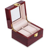 Luxury 2 Slots Wooden Watch Box image 0