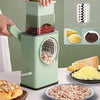 Multifunction 3 In 1 Vegetable Slicer And Cutter showing food preparation, including shredding and slicing ingredients.