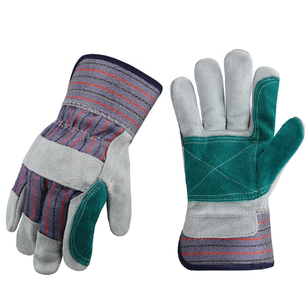 Leather Safety Double Palm Welding Gloves image 0