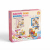 97-Piece Gear Building Construction Set packaging featuring creative designs and colorful illustrations.