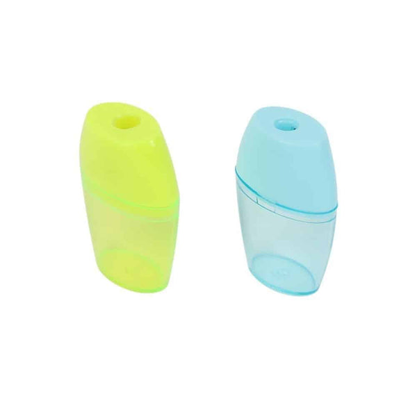 Perfect Dealz Single-Hole Pencil Sharpener with Shavings Container