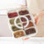 Perfect Dealz Portable 8 Compartment Snack Box With Lid and Handle