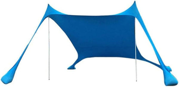 Perfect Dealz 5 Pointed Aluminum Pop Up Beach Tent with Sand Anchor