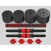 30kg Indoor Gym Weightlifting Adjustable Barbell & Dumbbells weight plates and components for home strength training.