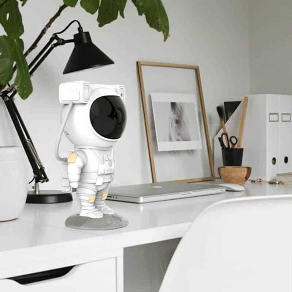 Perfect Dealz 360-Degree Rotating Magnetic Head Astronaut Galaxy Projector
