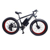 26-Inch Fat Tyre Electric Bike - Second Hand with black frame and red accents, designed for versatile riding.