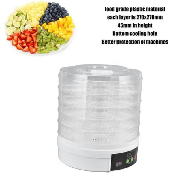 5 Tier Multifunction Electric Food Dehydrator Machine image 1