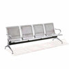 Corporate 4 Seater Steel Bench image 0