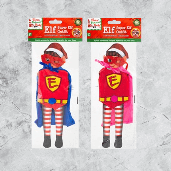 Perfect Dealz Festive Elf Superhero Costume
