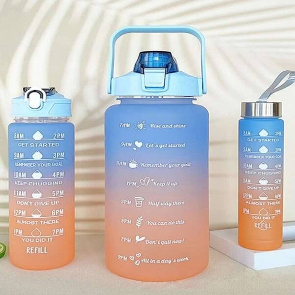 Set of 3 Motivational Water Bottles image 9