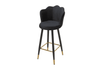 Perfect Dealz Elegant Curved Velvet Bar Stool