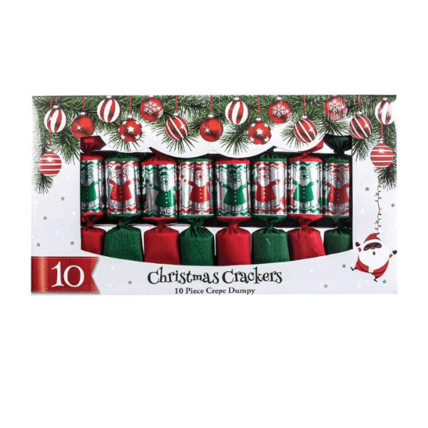 Perfect Dealz Festive Mini Christmas Crackers 10 Pack
