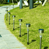 10 Pcs Stainless Steel Solar Pathway Lights for Garden & Yard image 1