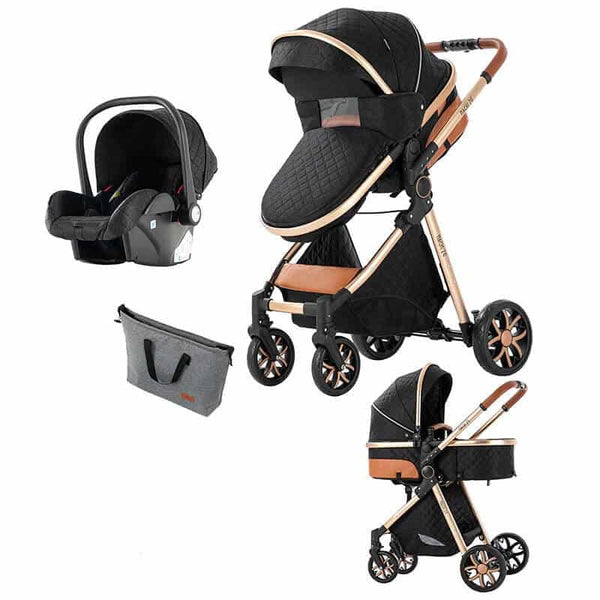 Baby Stroller with Car Seat and Mommy Bag image 0