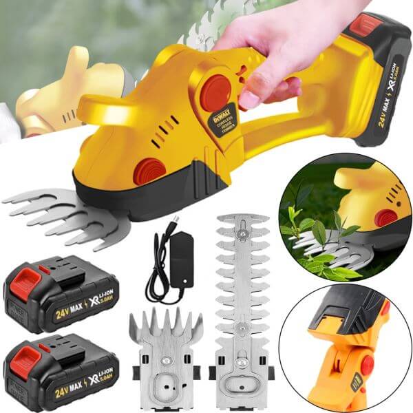Perfect Dealz Cordless Garden Hedge Trimmer with Dual Batteries