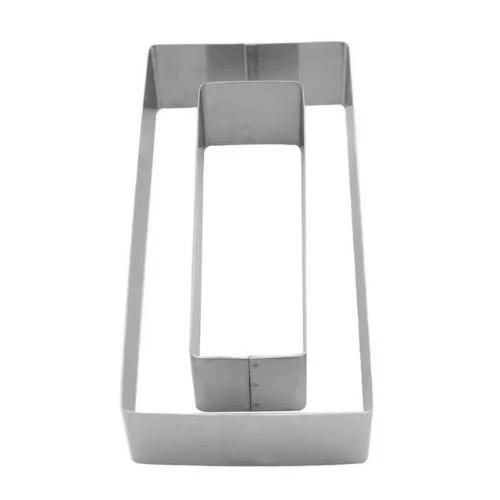 Perfect Dealz 2-Piece Stainless Steel Dessert Cake Mold Set