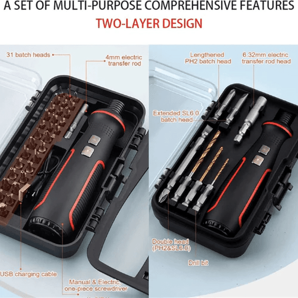 Perfect Dealz 41 Piece Electric Precision Screwdriver Set