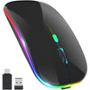 Perfect Dealz Slim Rechargeable RGB LED Wireless Optical Mouse