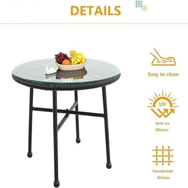 Perfect Dealz 3 Piece Outdoor Acapulco Chairs Set