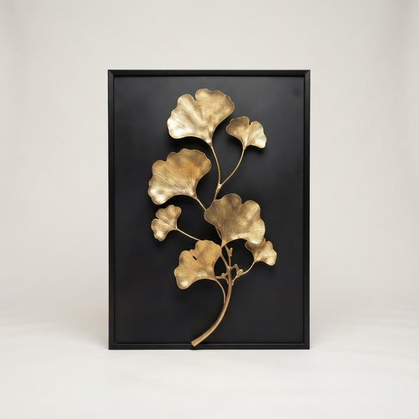 Generic Golden Ginkgo Leaf Wall Art Piece
