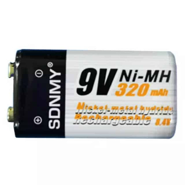 Rechargeable Battery 9V Ni-Mh 320mAh image 1