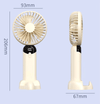 Perfect Dealz Portable Digital Display Mini Handheld Fan
