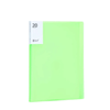20 Pockets A4 Morandi Color Document Folder Plastic Presentation Book image 2