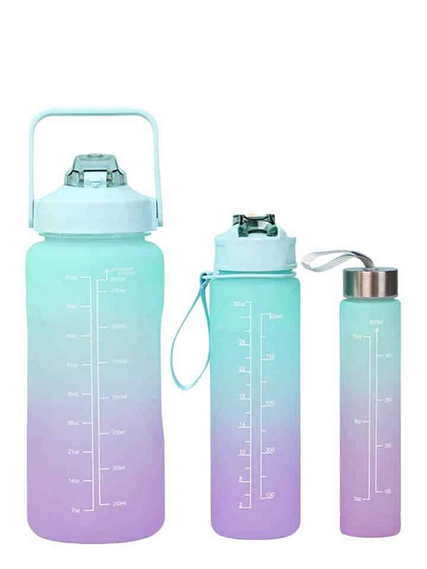 Set of 3 Motivational Water Bottles image 4