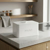 Matte Stainless Steel Bread Bin