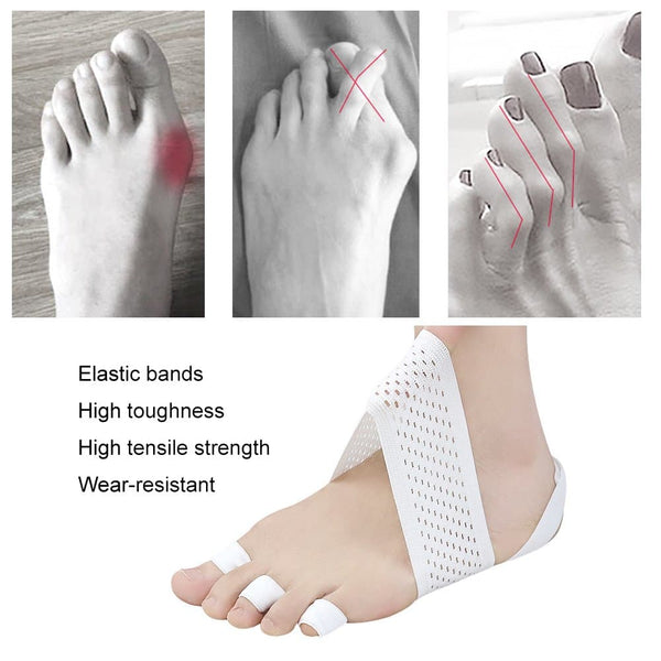 Perfect Dealz Elastic Bands Multiple Breathable Hole Toe Separator