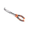 Bent Nose Pliers with ergonomic grips designed for precise control in tight spaces.