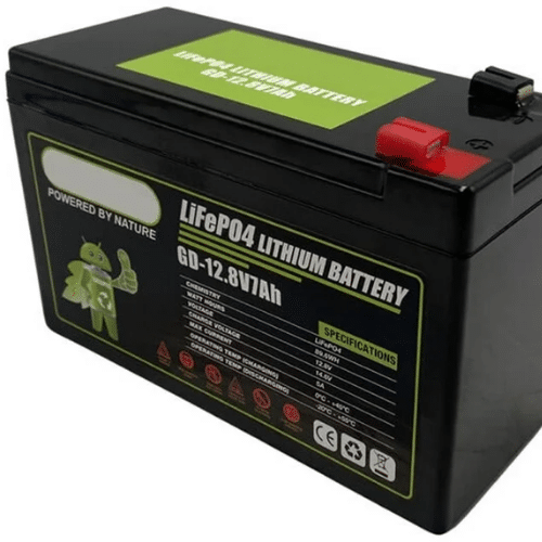 Perfect Dealz 12V 7Ah LiFePO4 Lithium Battery with Built-in Battery Management System