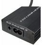 120W Universal Laptop DC Car Charger kit black adapter unit showing input and output ports