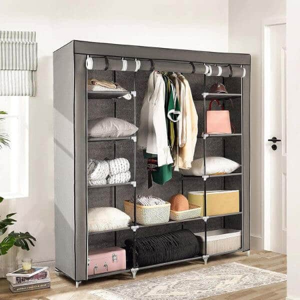 Perfect Dealz 12 Compartment Fabric Wardrobe Organizer