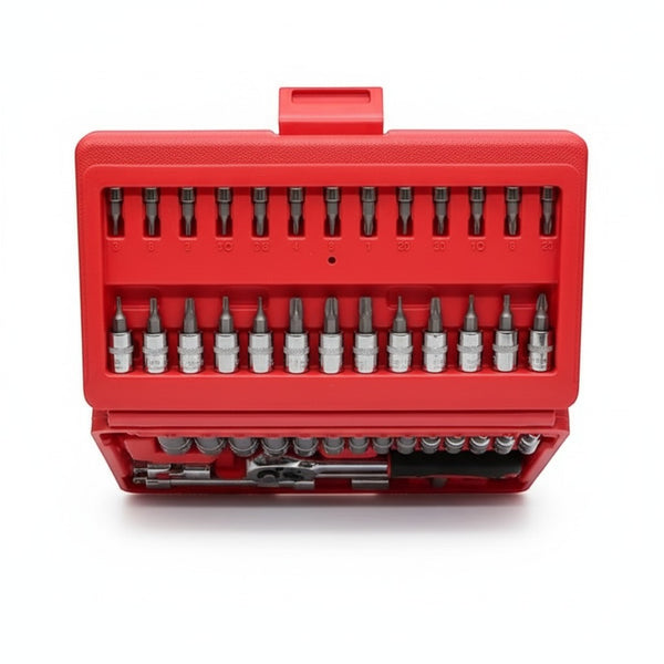 46-Piece All-in-One Socket Wrench Tool Set with Storage Case